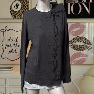 Guess Cyber Y2K Thermal Long Sleeve Shirt